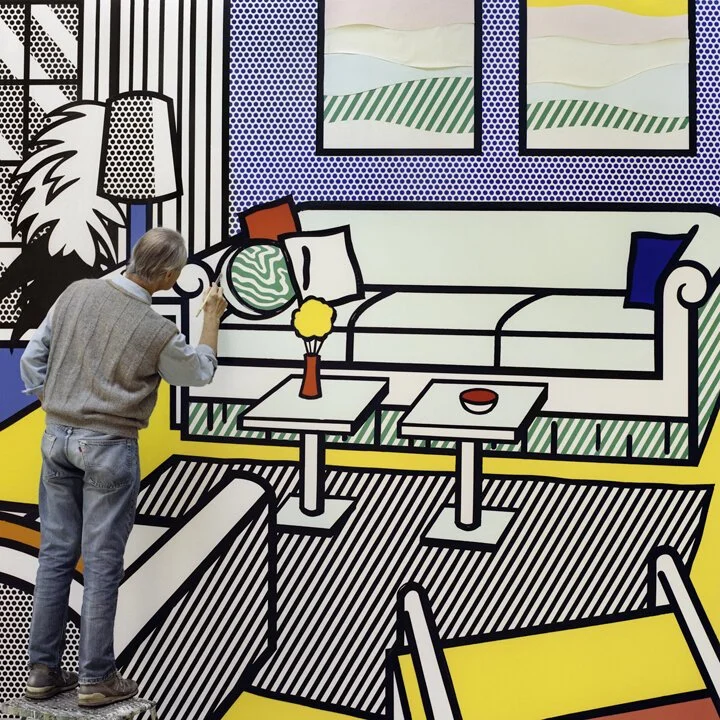 Roy Lichtenstein in His Studio — LAURIE LAMBRECHT